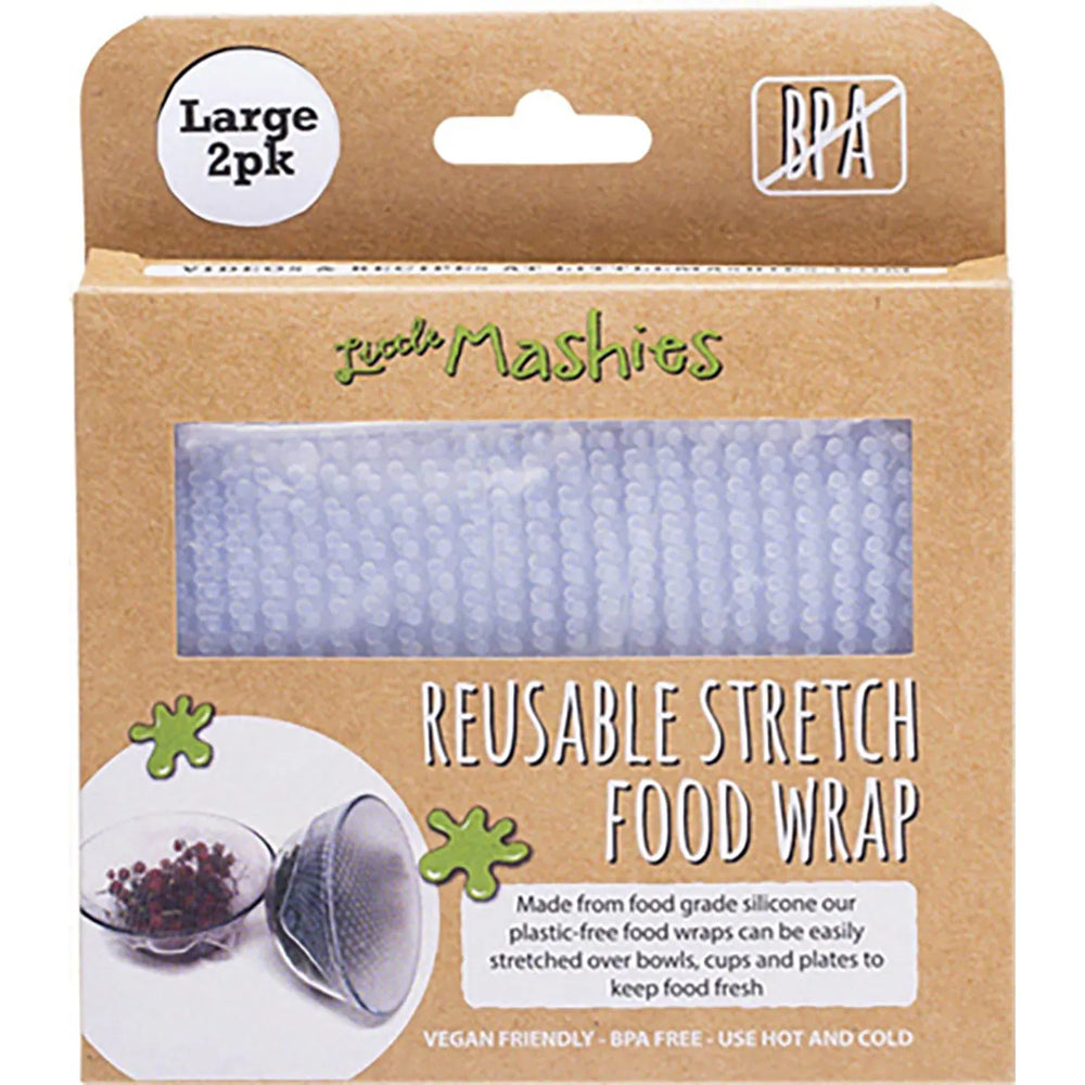 Reusable Stretch Food Wraps (Large 2pk)