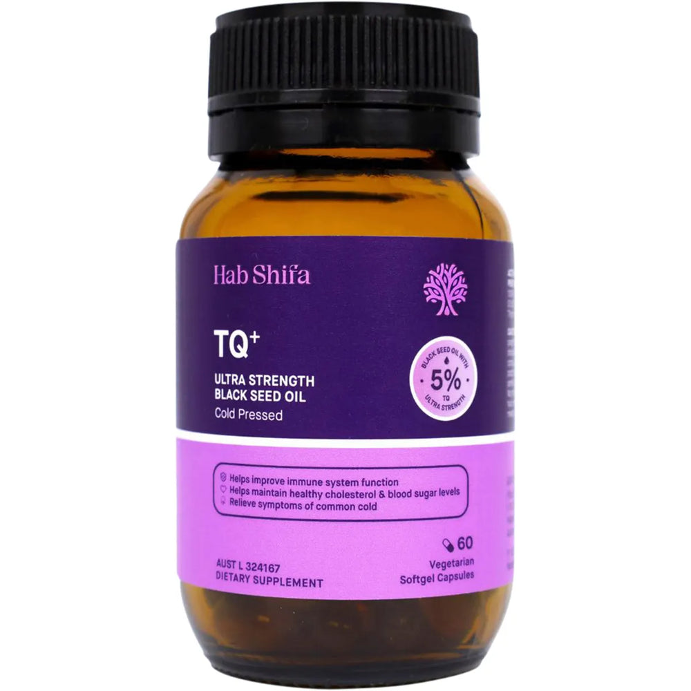 TQ+ Ultra Strength Black Seed Oil Capsules