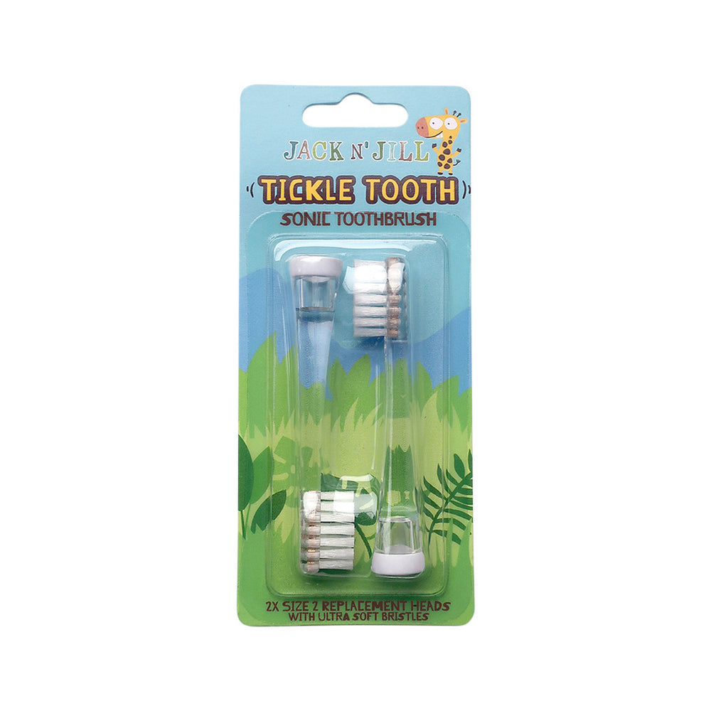 Tickle Tooth Sonic Toothbrush Replacement Heads x 2 Pack