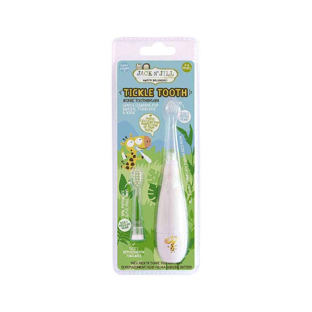 Tickle Tooth Sonic Toothbrush (0-6 Years) (Includes Replacement Head)