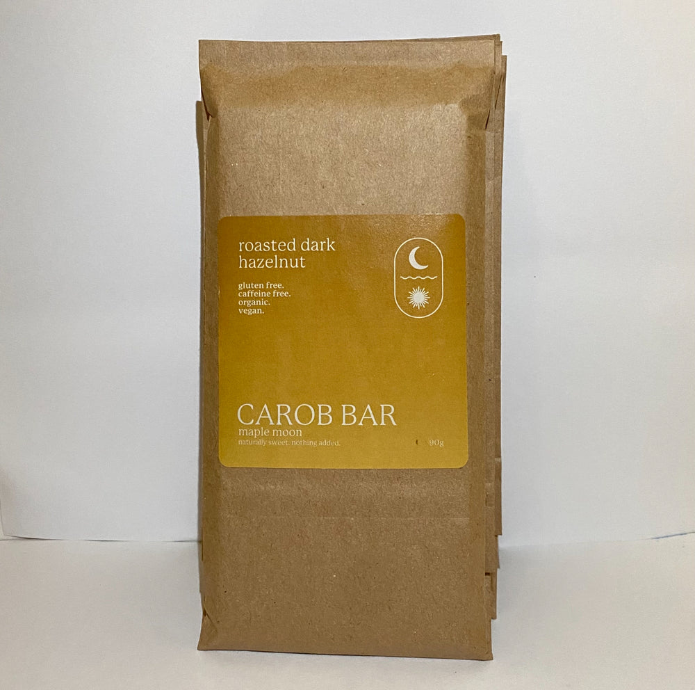 Vegan Roasted Dark Hazelnut Carob Bar (90g)