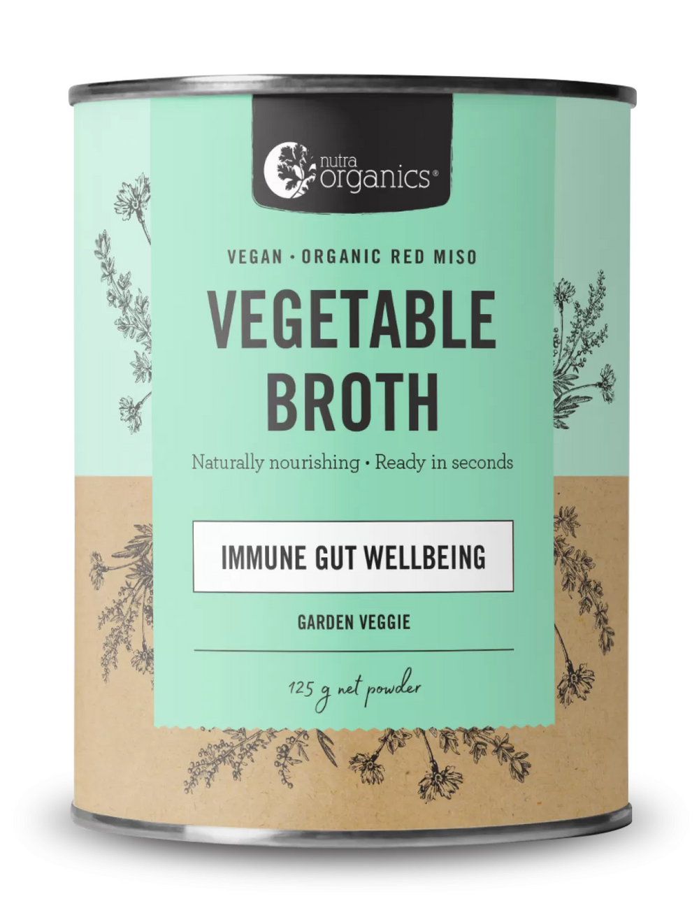 Vegetable Broth Powder - Garden Veggie 125g