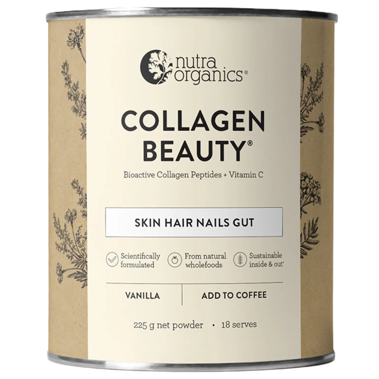 Nutra Organics Collagen Beauty Vanilla 225g