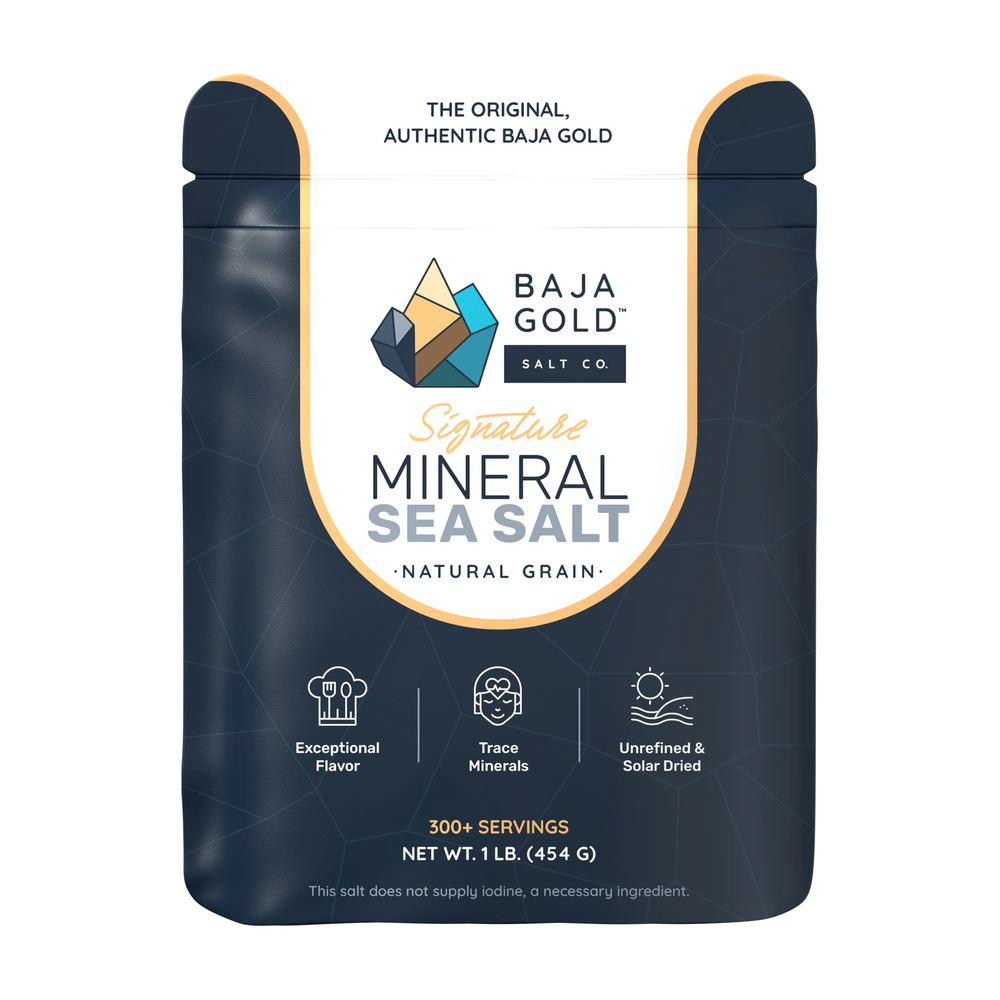 Signature Mineral Sea Salt - Natural Grain Crystals
